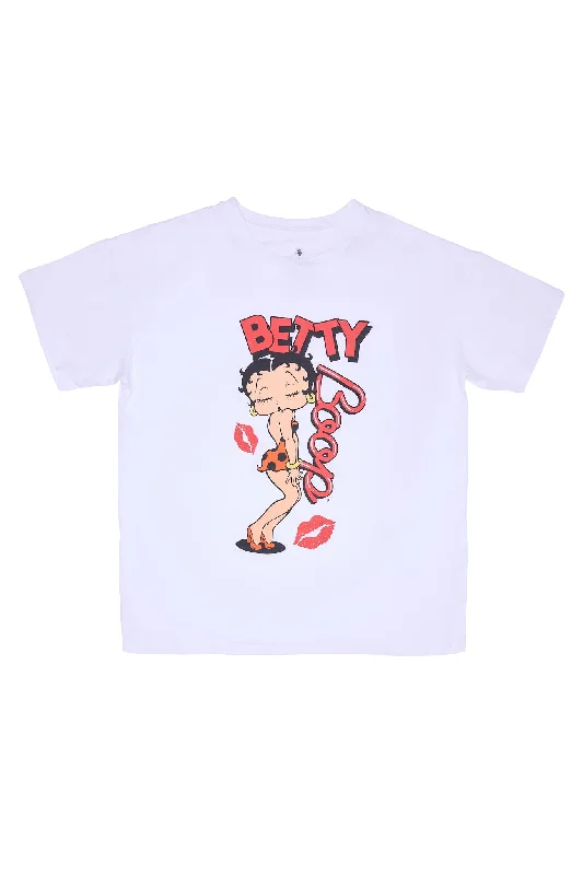 Betty Boop Kiss Graphic Relaxed Tee