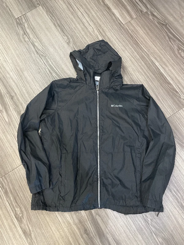 Black Jacket Windbreaker Columbia, Size 2x