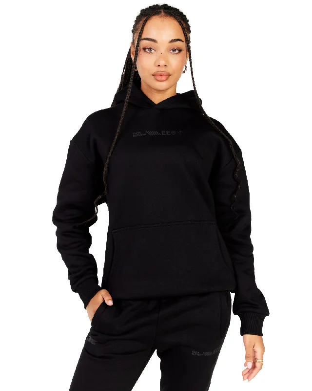 Capital V2 Hoodie - Black / Black