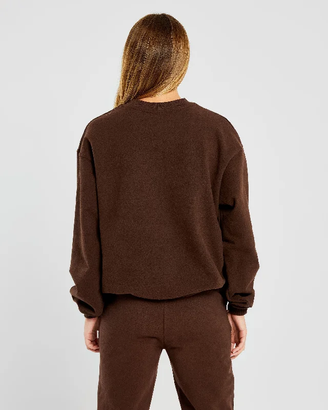 Everyday Relaxed Sweater - Brown