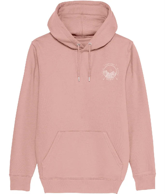 Explore More Worry Less Organic Cotton Hoodie