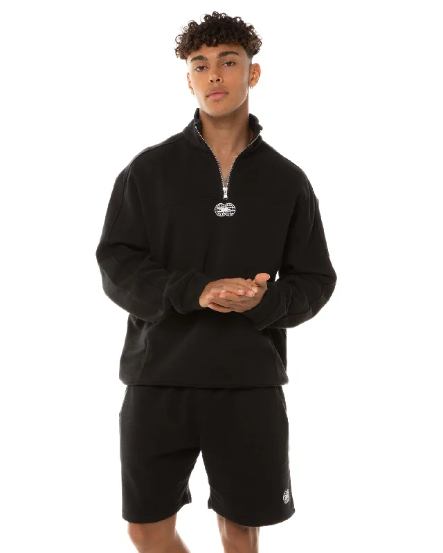 Global Athletics 1/4 Zip - Black