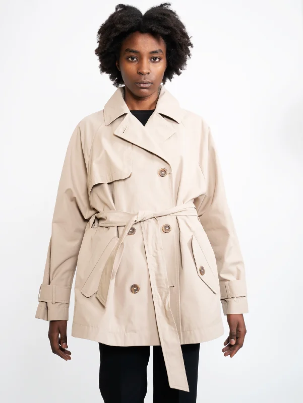 Trench Doppio Petto Beige