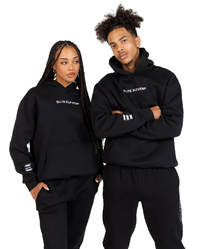 Registered Hoodie - Black/White