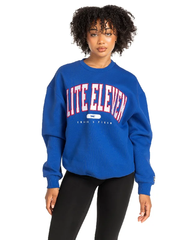 Track & Field Crewneck - Royal Blue