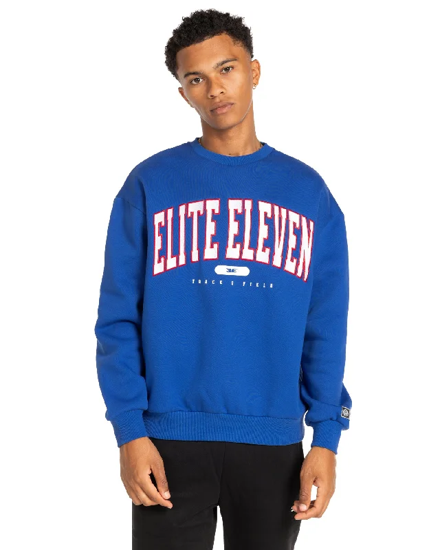 Track & Field Crewneck - Royal Blue