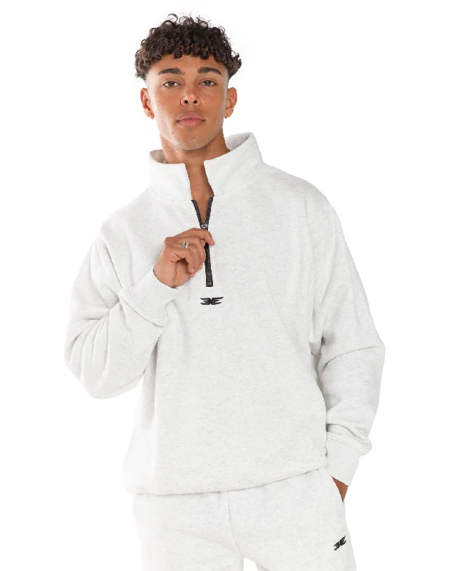 Classic 1/4 Zip - Polar Grey