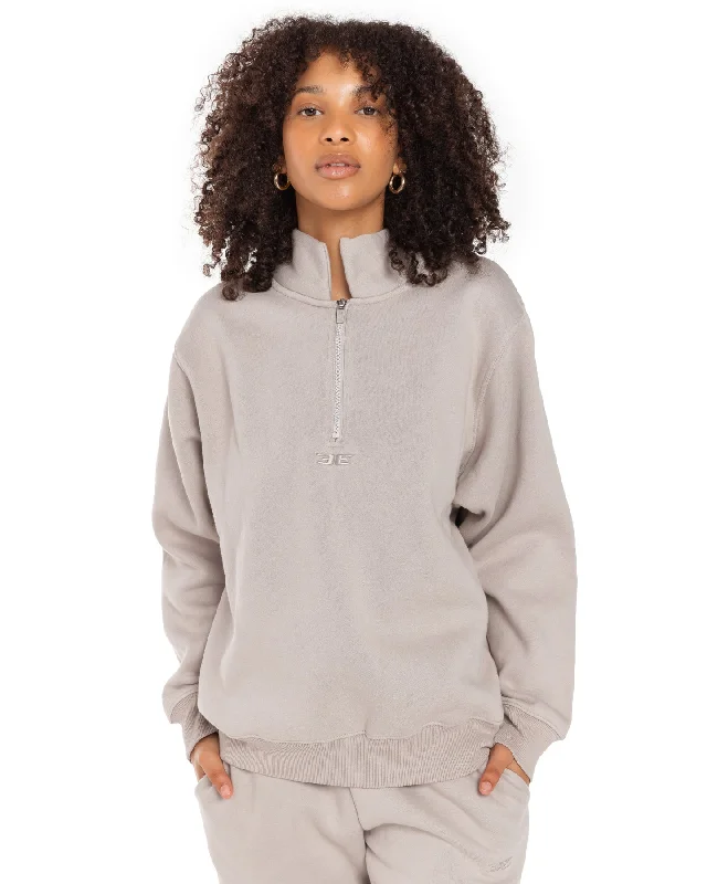 Classic 1/4 Zip - Taupe