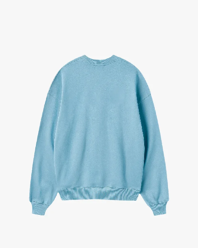 VARSITY CREWNECK BABYBLUE