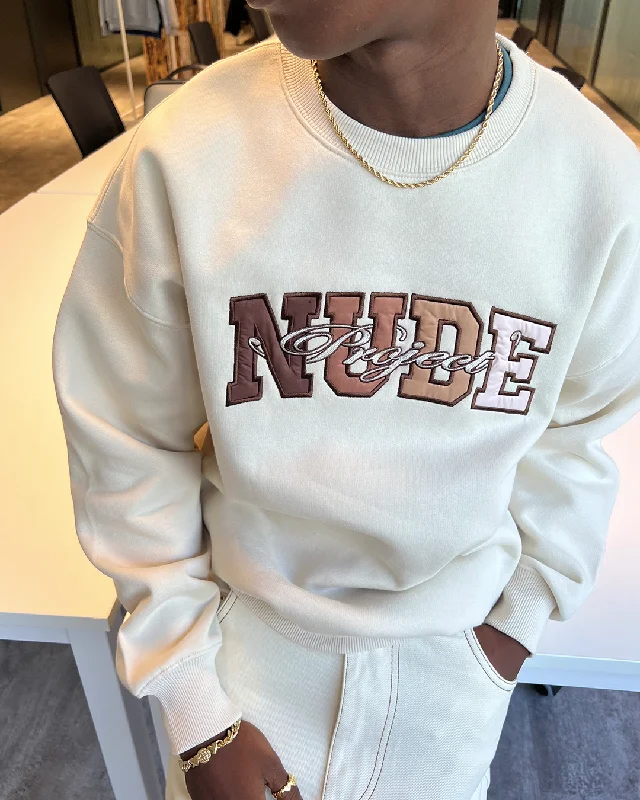 VARSITY CREWNECK MARSHMELLOW