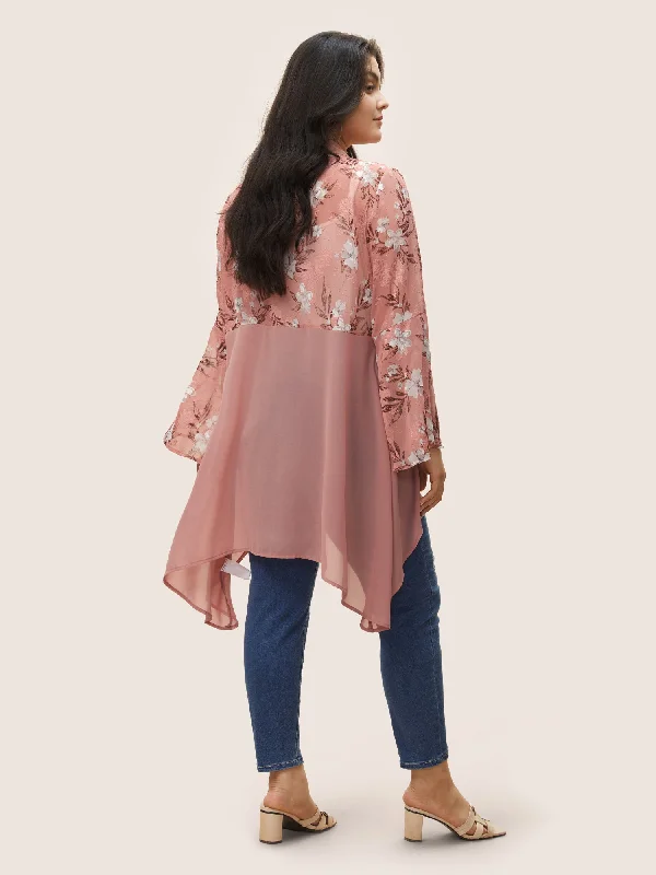 chiffon-jacquard-floral-patchwork-kimono