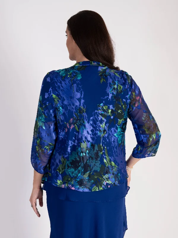 cobalt-devoree-contrast-layered-shrug