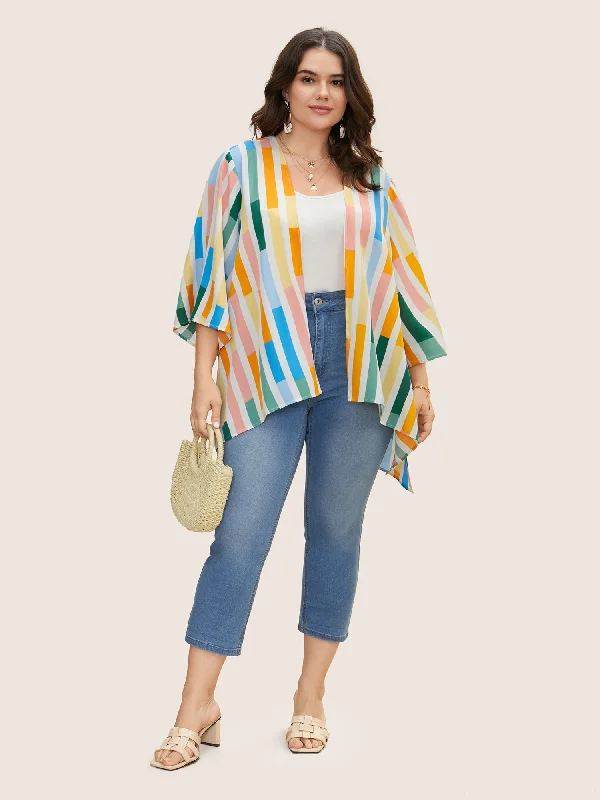 colorblock-contrast-split-side-high-low-hem-kimono