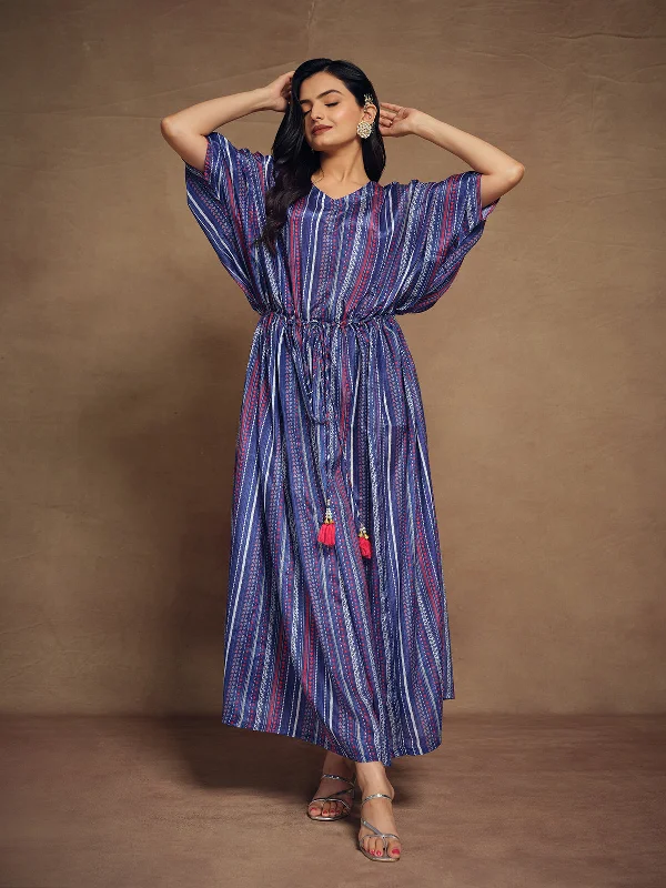 odette-blue-art-silk-printed-stitched-kaftan-for-women-aytf300-xs