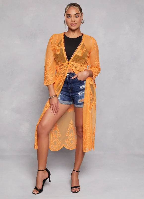 orange-lace-mesh-three-button-kimono-1401069399947