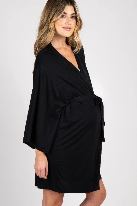 pinkblush-black-delivery-nursing-maternity-robe