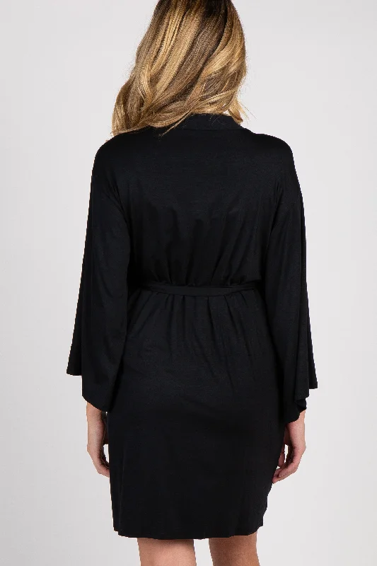 pinkblush-black-delivery-nursing-maternity-robe