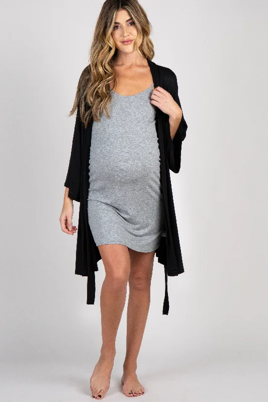 pinkblush-black-delivery-nursing-maternity-robe