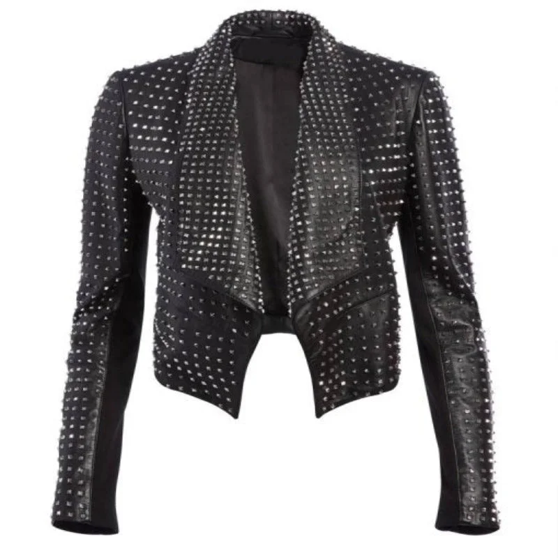 RHOBH Kyle Richards Studded Leather Jacket