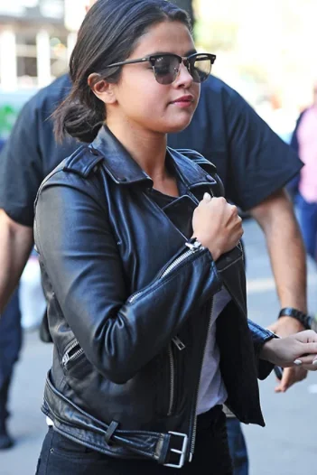 Selena Gomez New York Leather Jacket