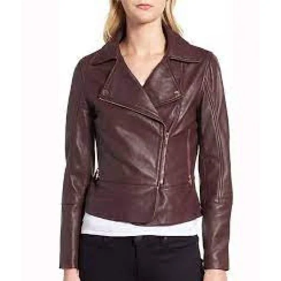 Stacey Farber Superman and Lois Leather Jacket