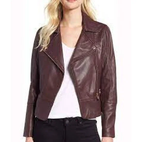 Stacey Farber Superman and Lois Leather Jacket