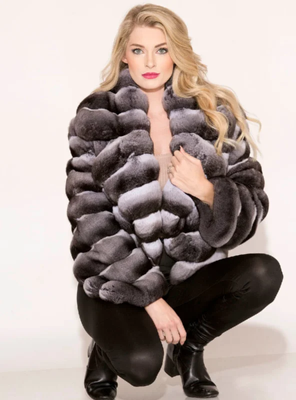 Chinchilla Fur Bolero Jacket