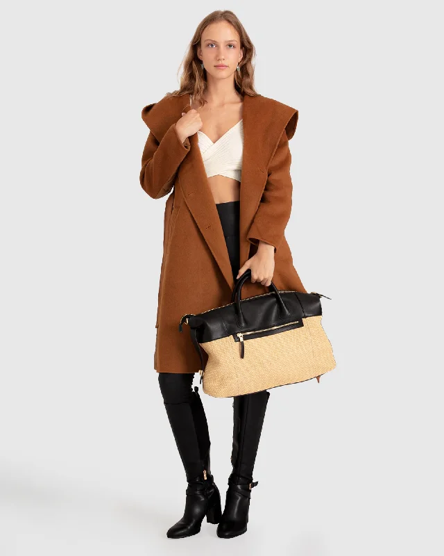 Walk Me Home Convertible Coat - Camel