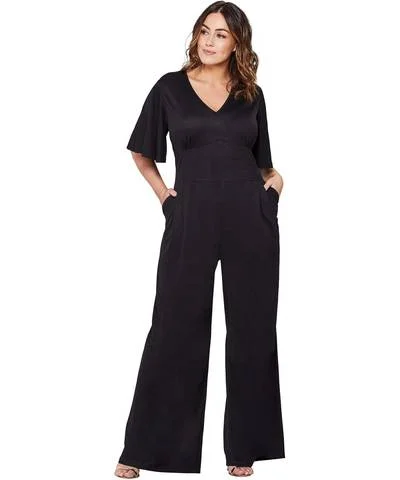 Black Structured Jumpsuit