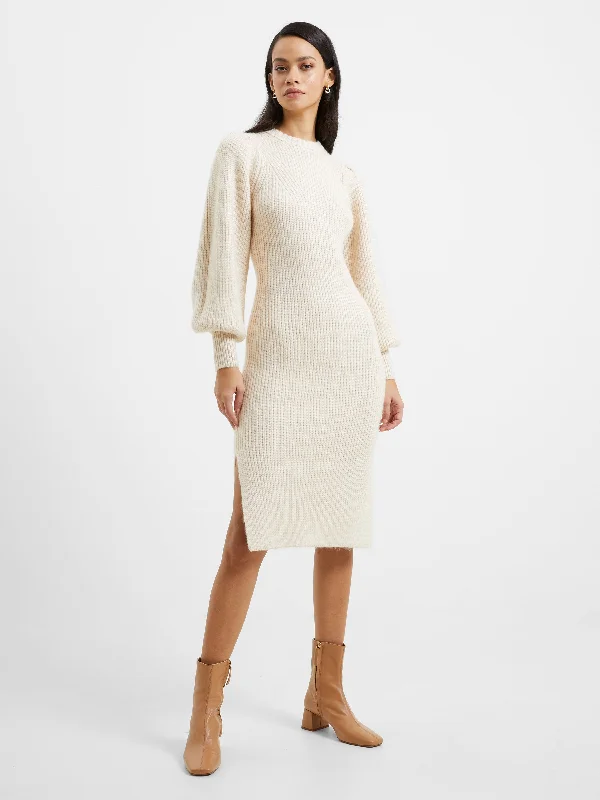 Kessy Recycled Puff Sleeve Sweater Dress