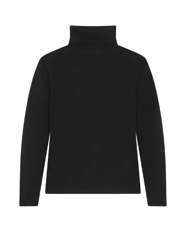 Aerio Turtleneck Sweater In Noir