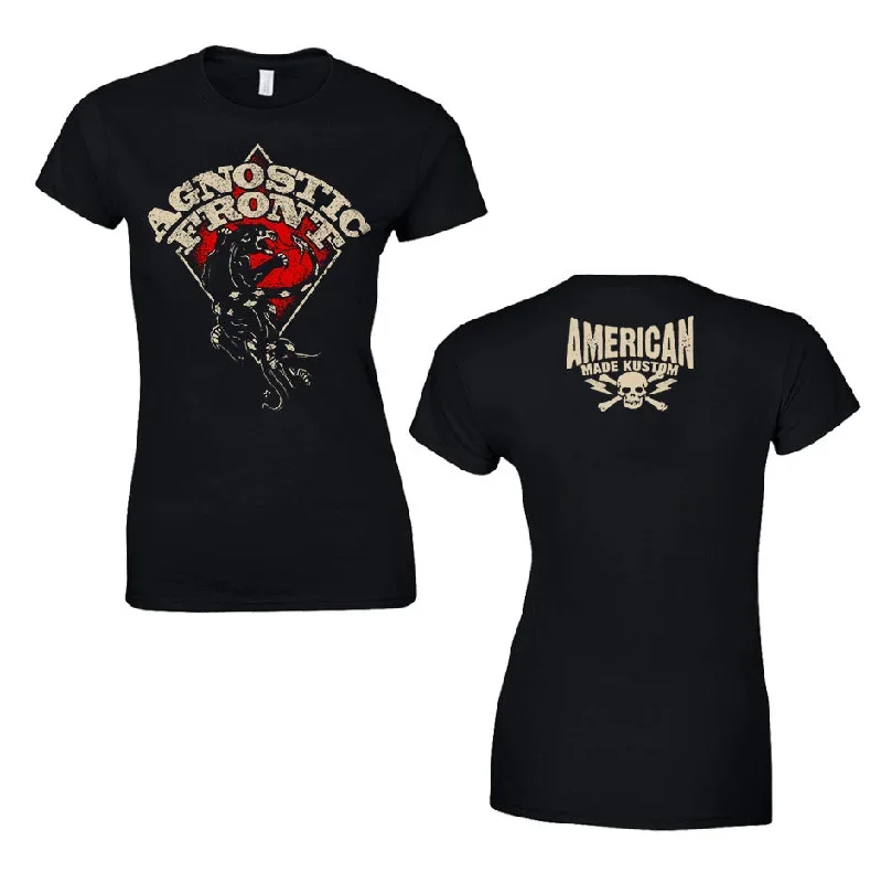 Panther Snake Ladies BlackShirt