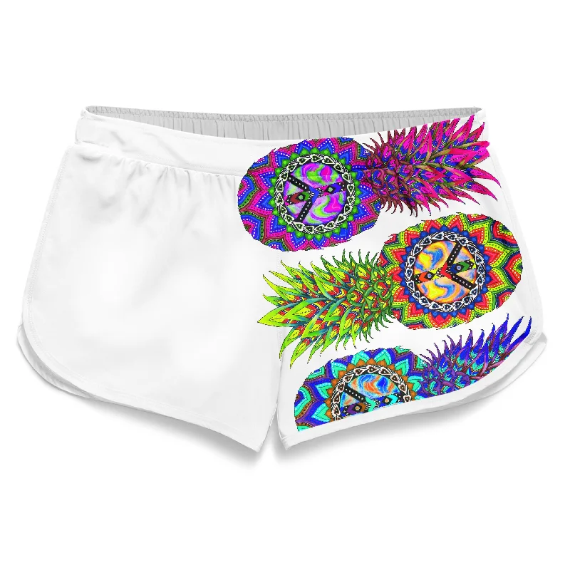 Ananas Trio Women's Retro Shorts