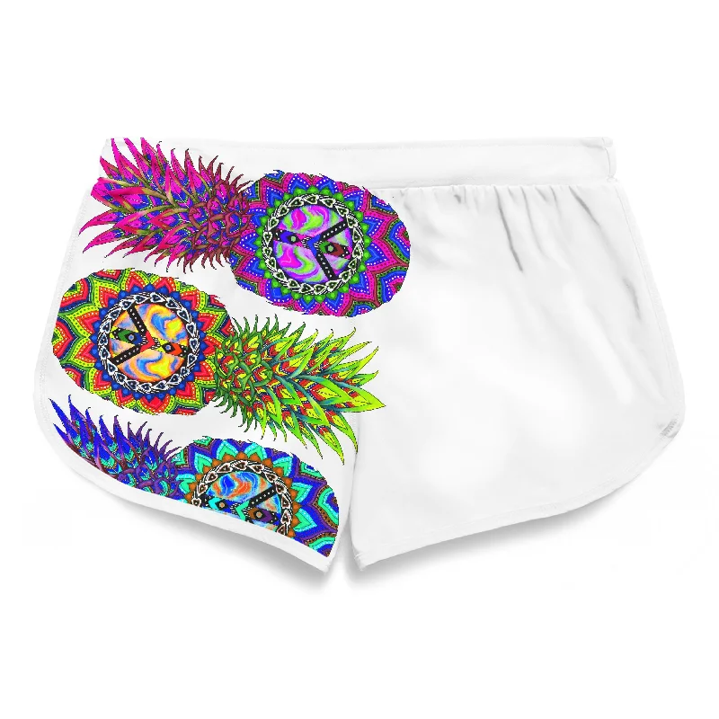 ananas-trio-womens-retro-shorts