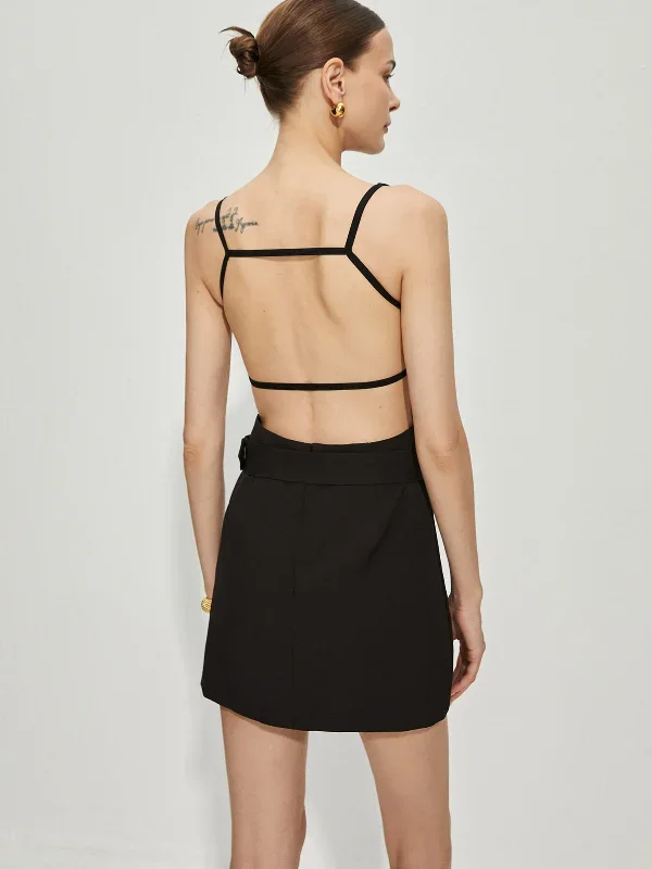 backless-short-dress-with-removable-belt