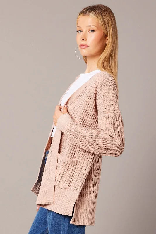 beige-knit-cardigan-longline-chenille-kn2474-45j-2