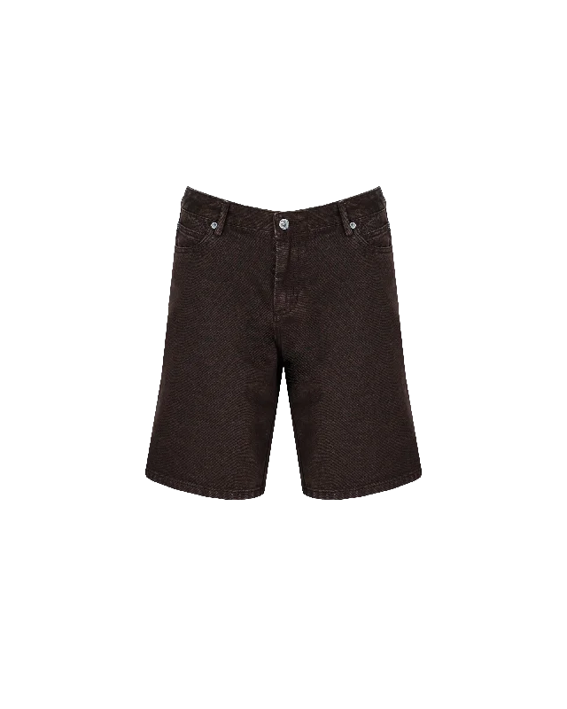 BLINK DENIM SHORT BROWN