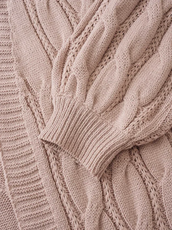 cable-knit-solid-open-front-split-hem-cardigan