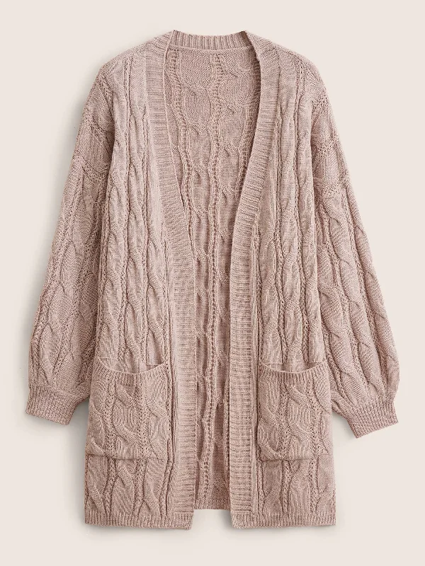 cable-knit-solid-open-front-split-hem-cardigan