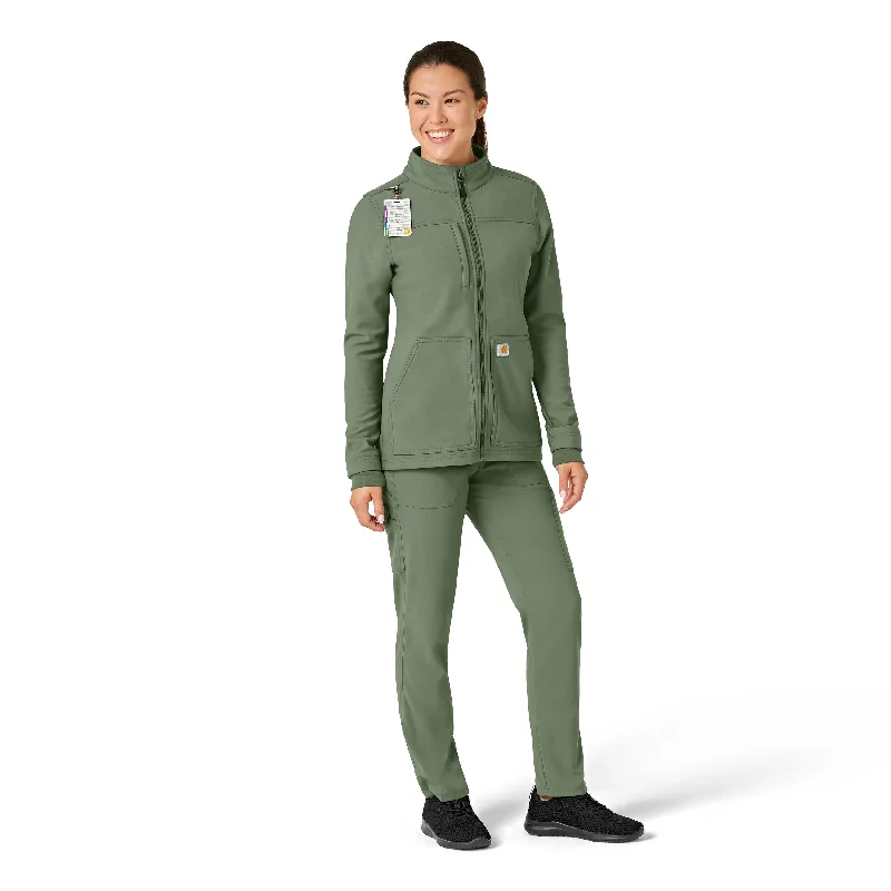 carhartt-rugged-flex-womens-bonded-fleece-jacket-olive