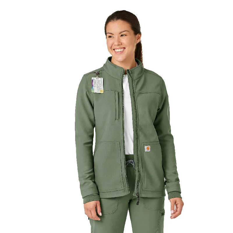 carhartt-rugged-flex-womens-bonded-fleece-jacket-olive