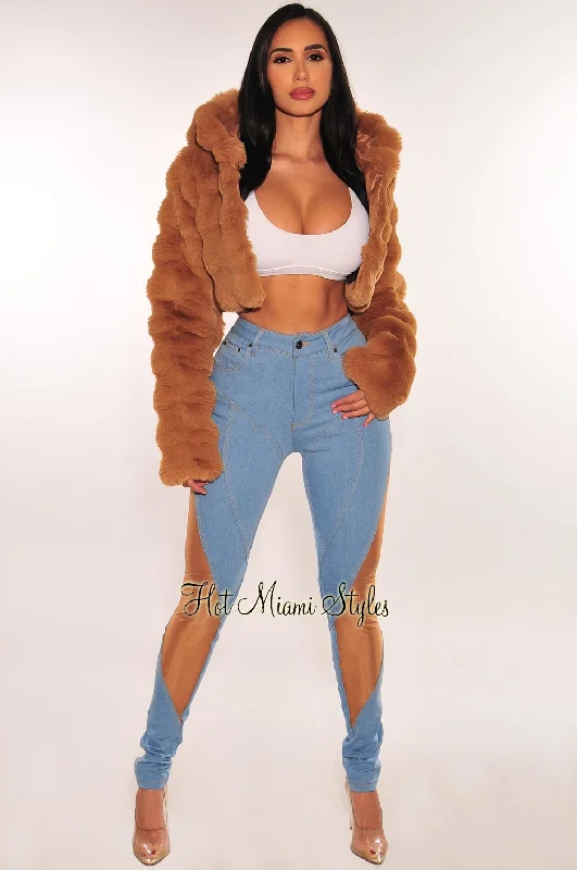 chestnut-hooded-faux-fur-button-up-crop-jacket