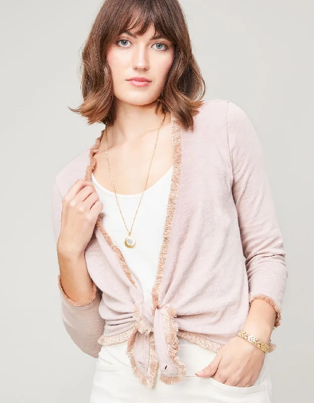 Clara Convertible Cardigan Shadow Mauve