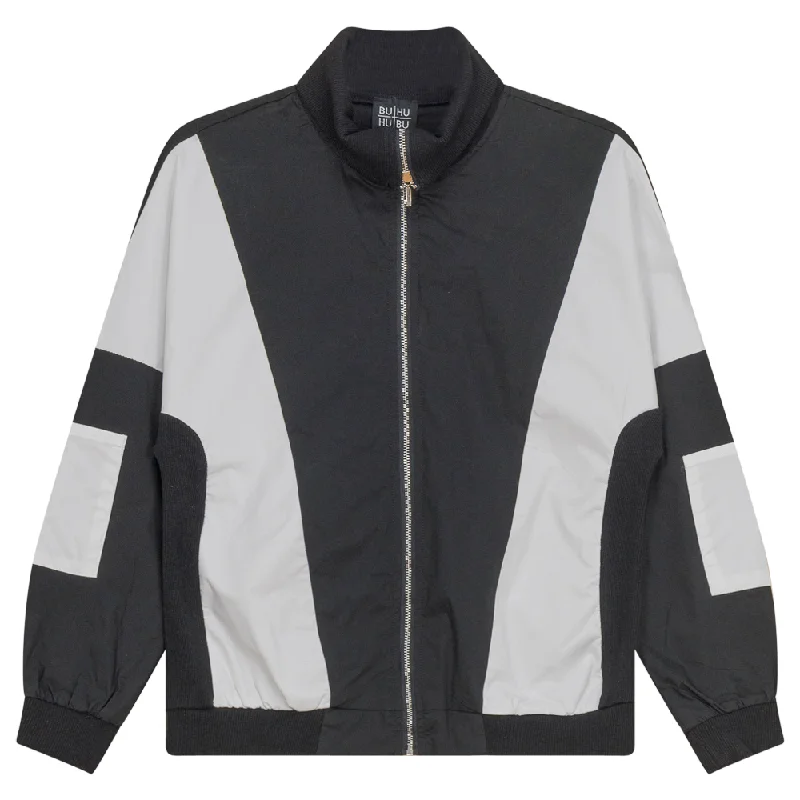 Color Blocked Bomber Jacket