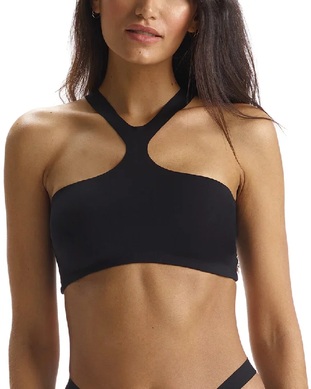 commando Neoprene Y-Front Crop Top