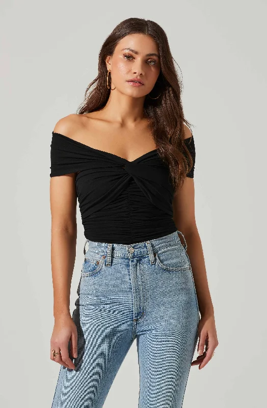 cornelia-ruched-off-shoulder-bodysuit