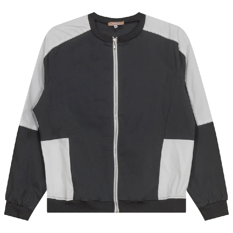 Cotton Contrast Bomber Jacket