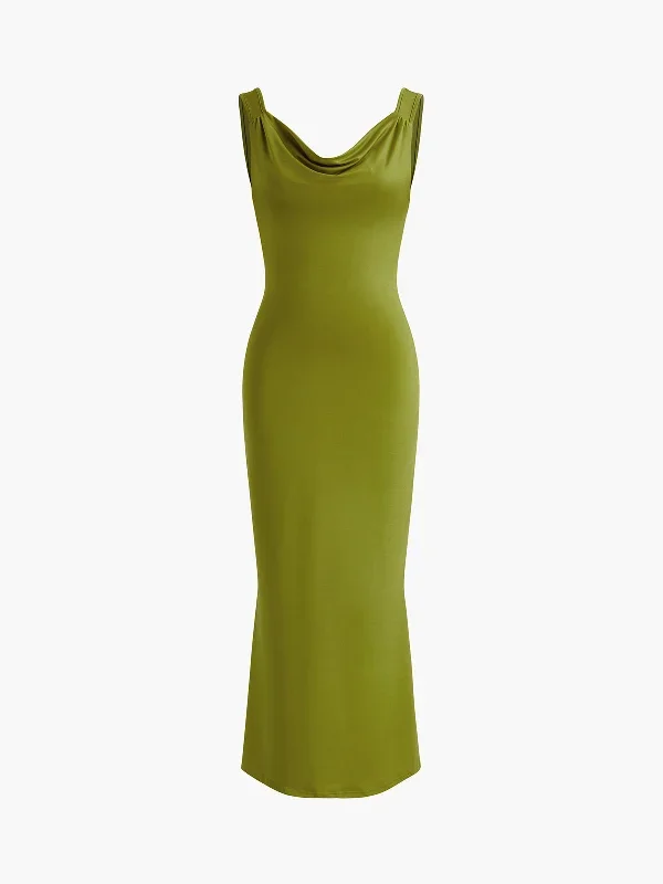 cowl-neck-backless-strap-slim-dress