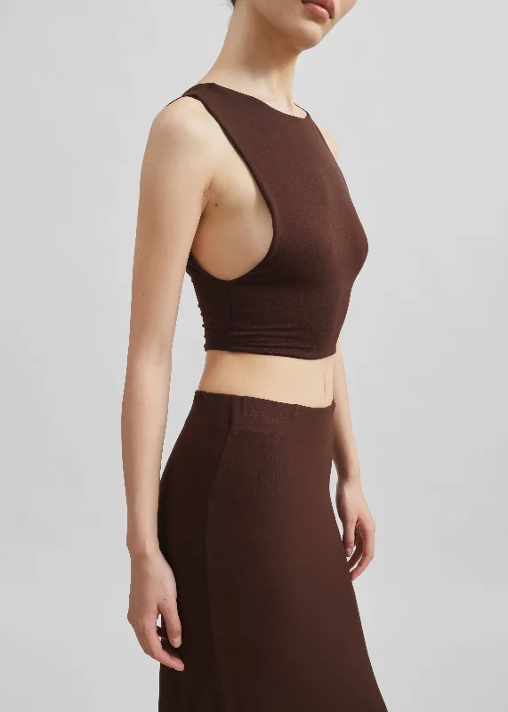 evangeline-cropped-tank-brown