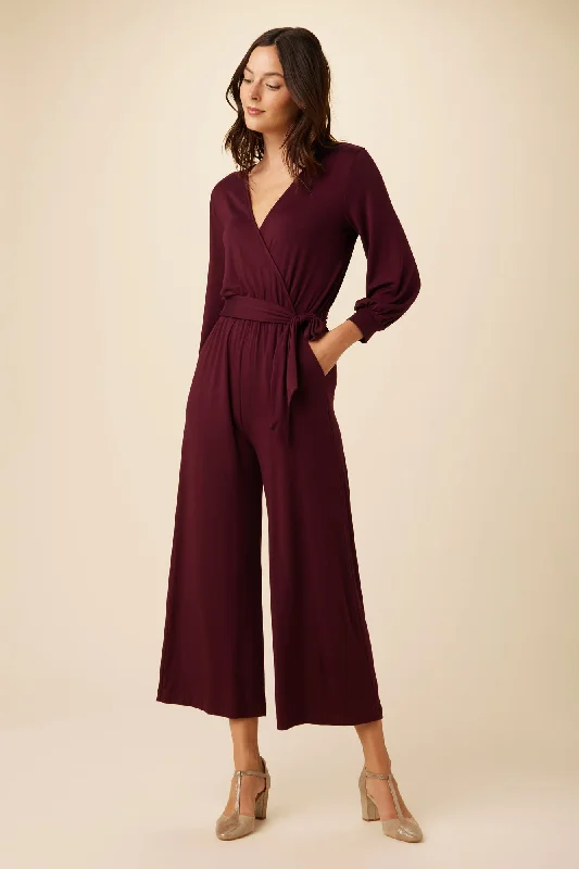 Everley Modal Jumpsuit - Plum